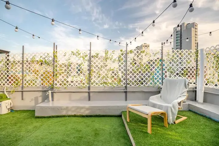 Yongsan Cozy Castle With Rooftop Garden For Families Séoul 0*,